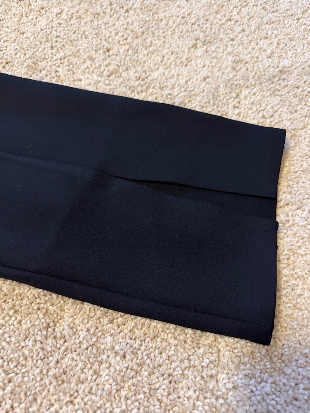THE ROW black crop ankle straight leg trouser pants size large - Picture 4 of 6